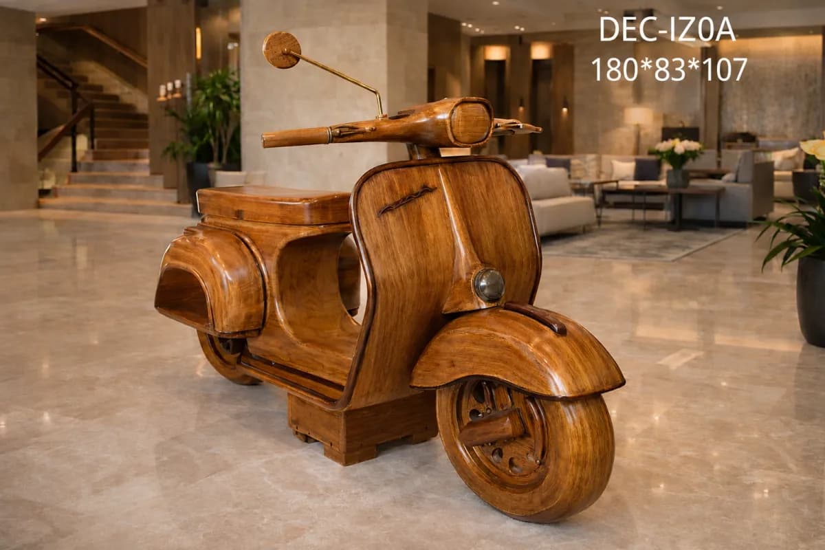 TEAK Handicrafts DECoratives VESPA