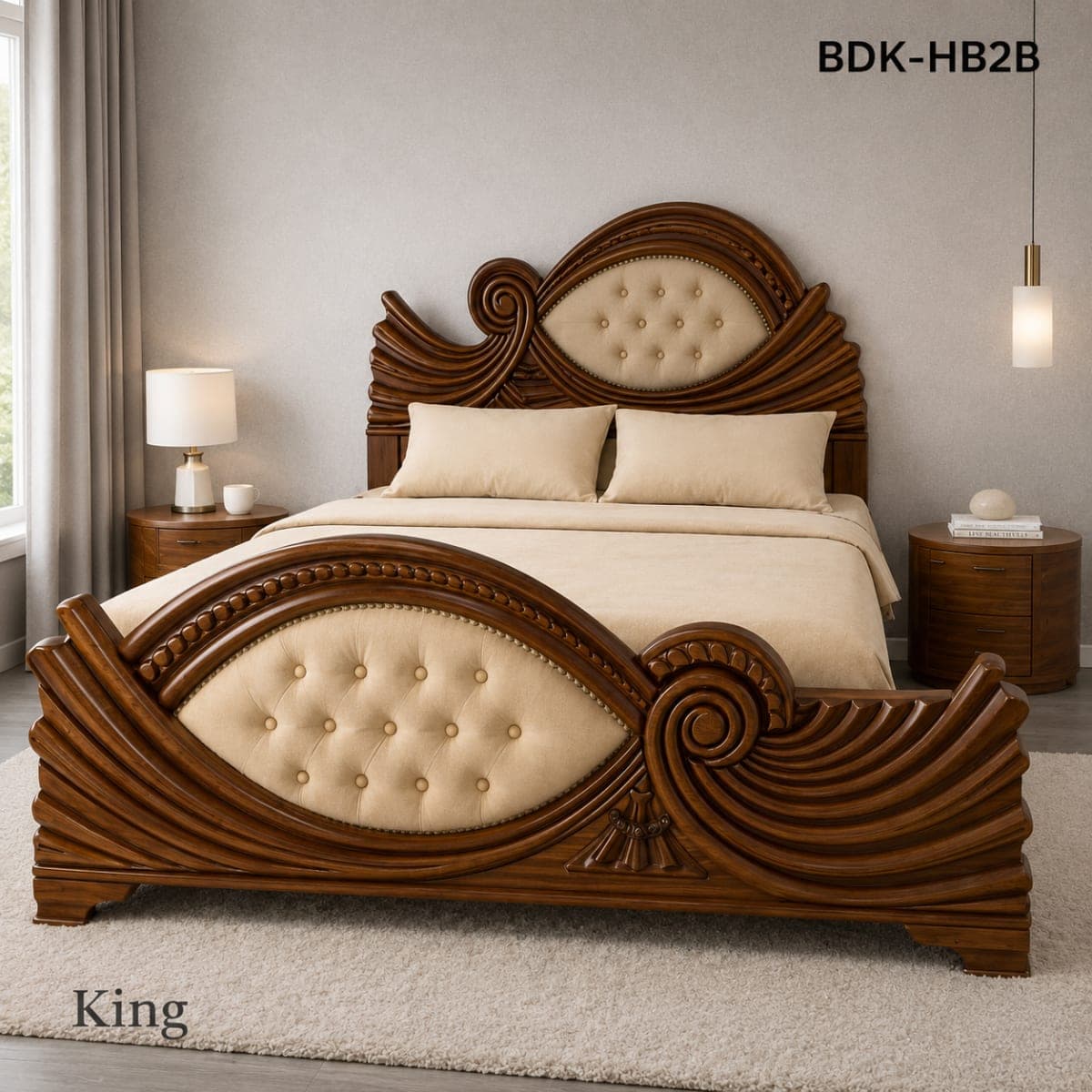 TEAK KING BED DIPAN ANGSA JOK
