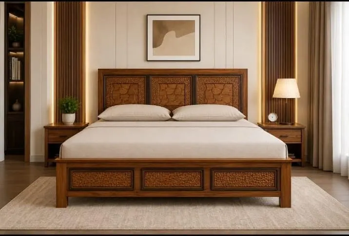 Teak King Bed Florel Designs
