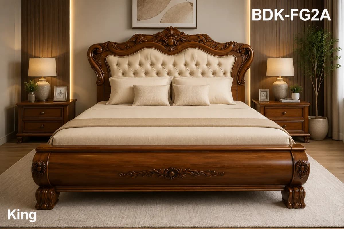TEAK KING BED JOK GENDONG