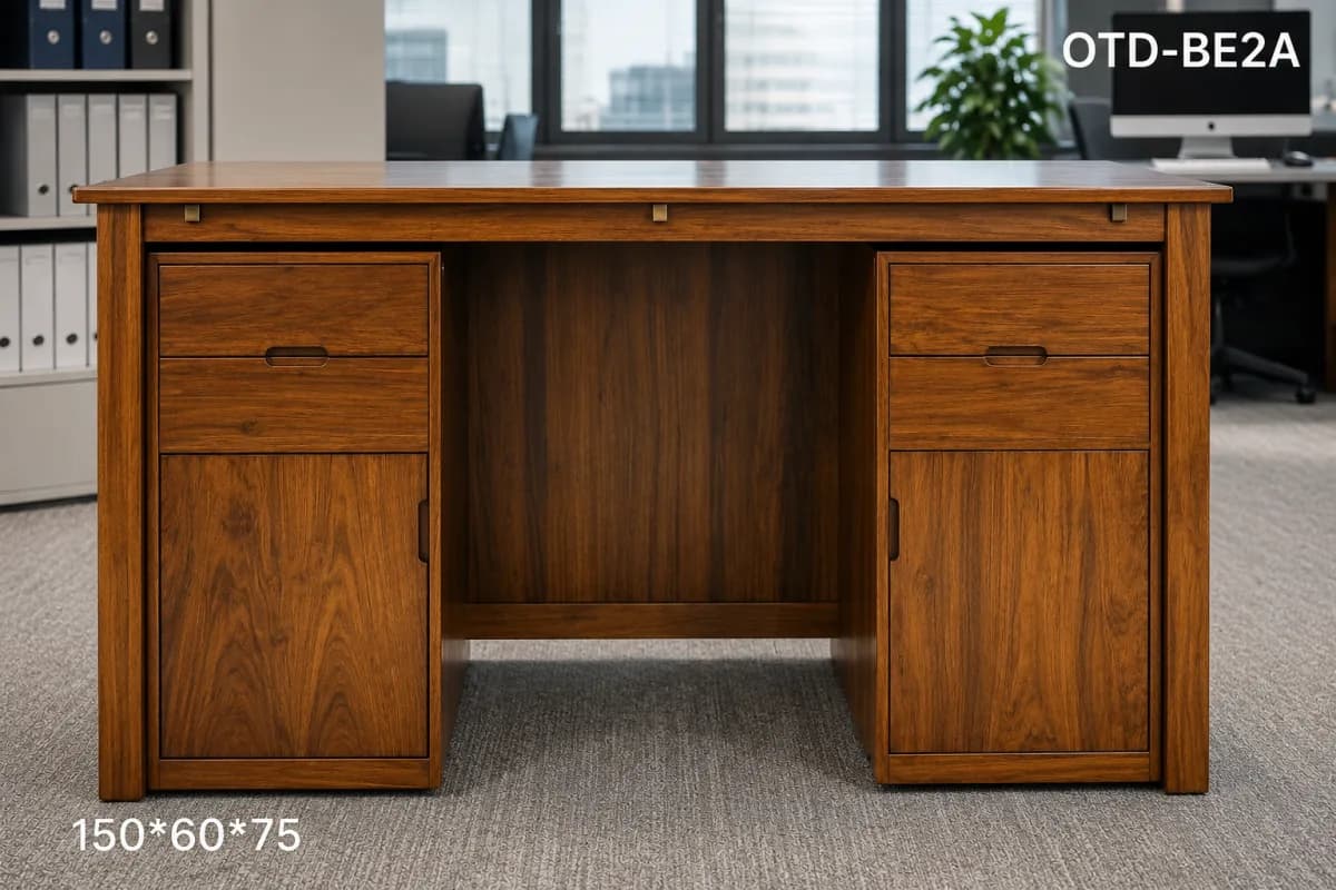 TEAK OFFICE TABLE TABLE Double Side