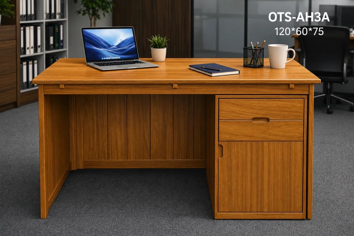 TEAK OFFICE TABLE TABLE Single Side