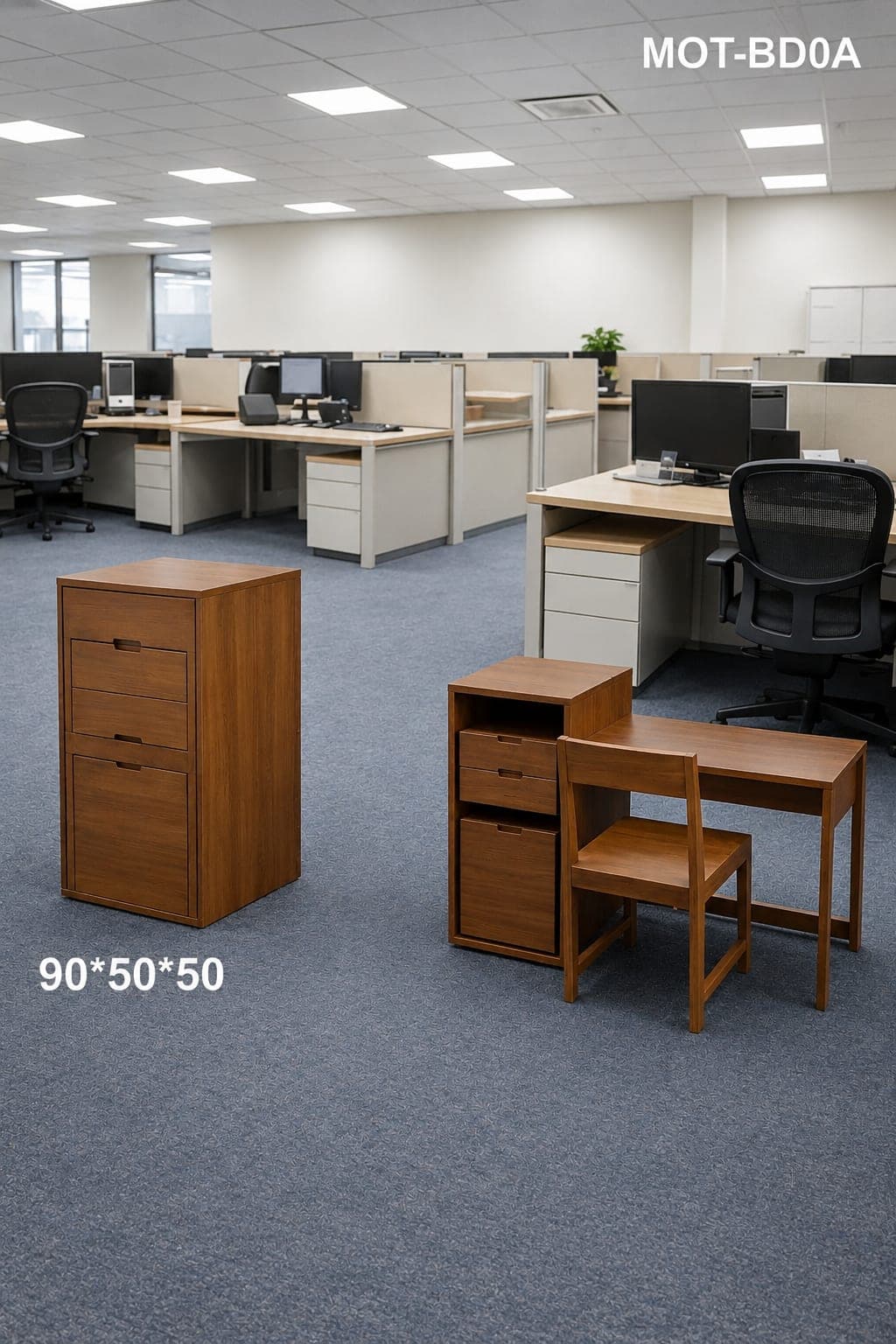 TEAK MAGIC OFFICE TABLE TABLE Single Side