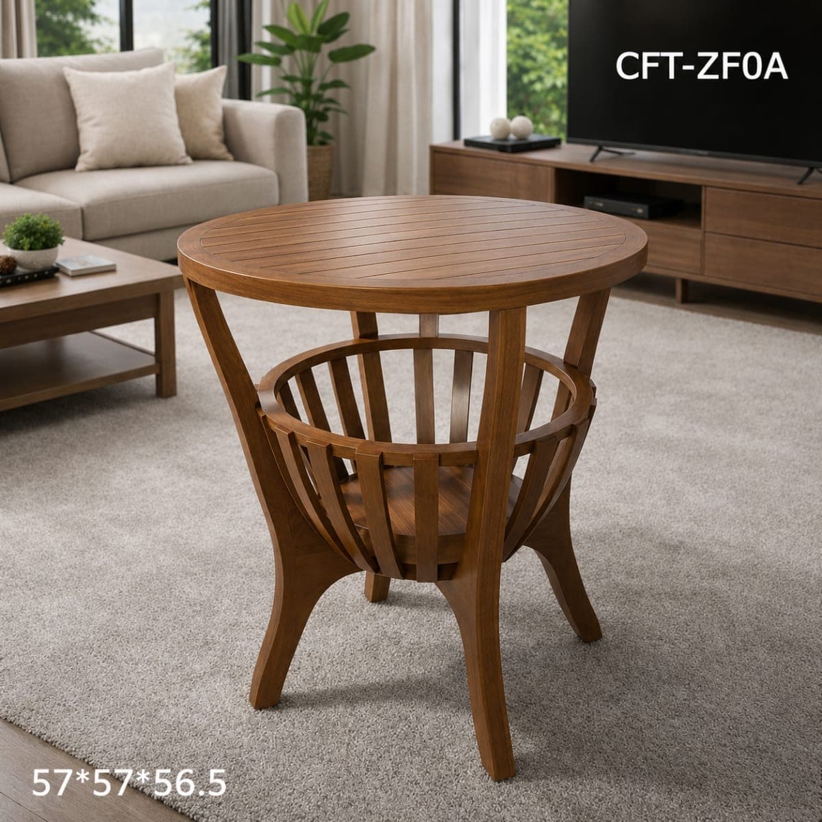 TEAK STOOL DECoratives MEJA BULAT